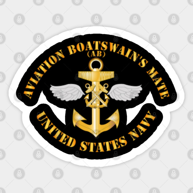 Navy Rate Aviation Boatswain's Mate Pin w Txt Navy Rate Aviation